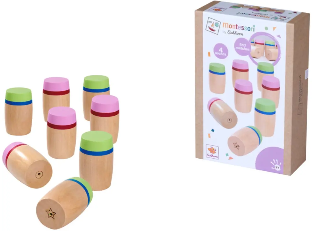 Eichhorn Montessori Sound-Memo - 8 Doosjes - afbeelding 5 van 5