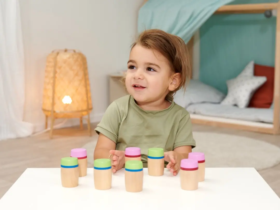 Eichhorn Montessori Sound-Memo - 8 Doosjes - afbeelding 2 van 5