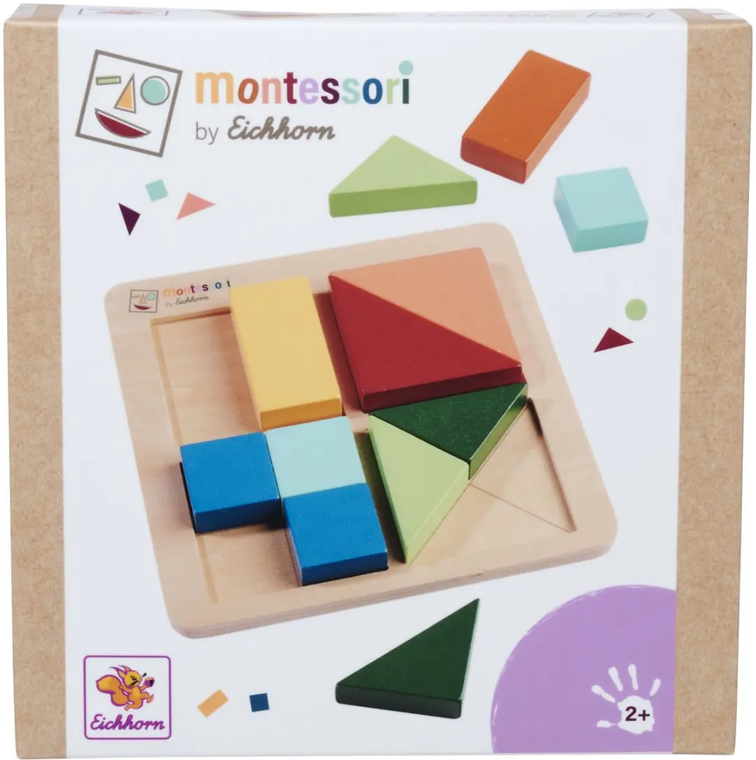 Eichhorn Montessori Vormpuzzel - Multi