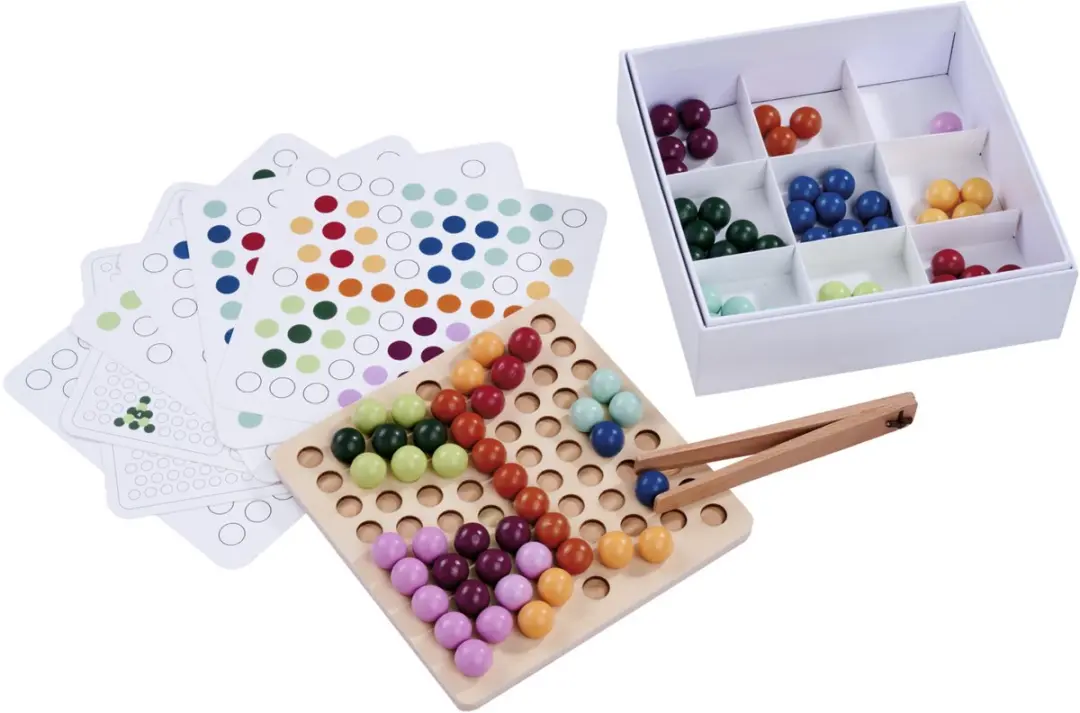 Eichhorn Montessori Sorteerkralen 100 Stuks - Multicolor - afbeelding 2 van 6