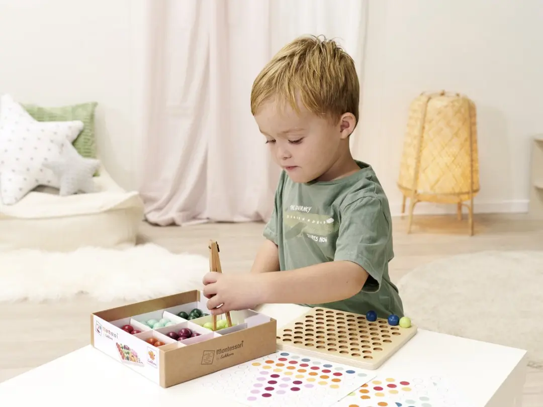 Eichhorn Montessori Sorteerkralen 100 Stuks - Multicolor - afbeelding 6 van 6