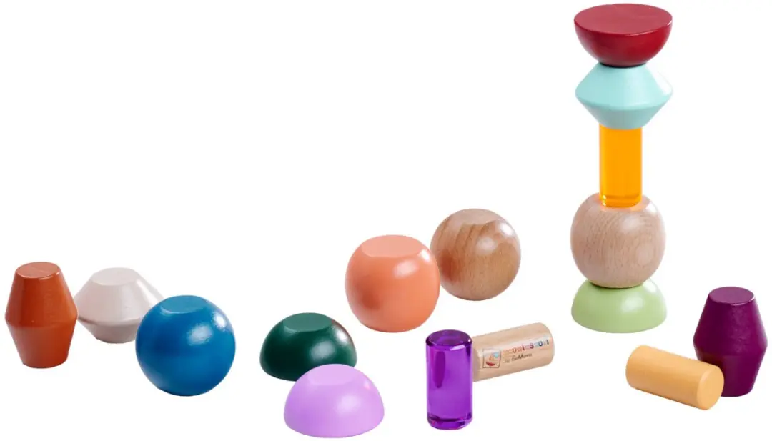Eichhorn Montessori Stapelparels 16-delig