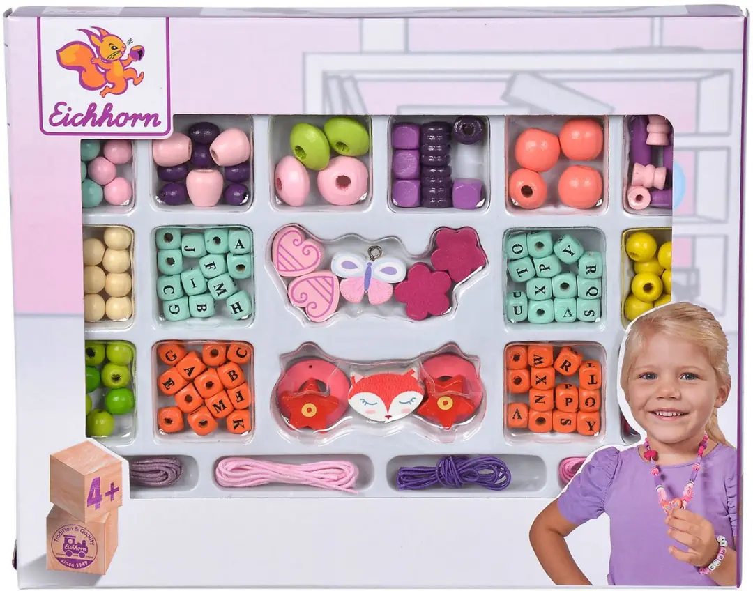 EH Wooden Bead Set Letters