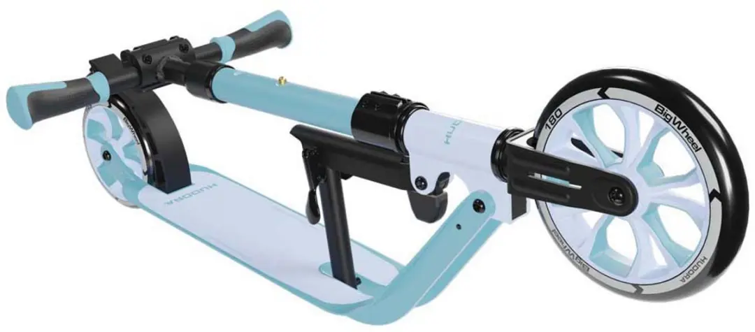 Hudora BigWheel 180 Advanced Junior Scooter - Lucht Blauw