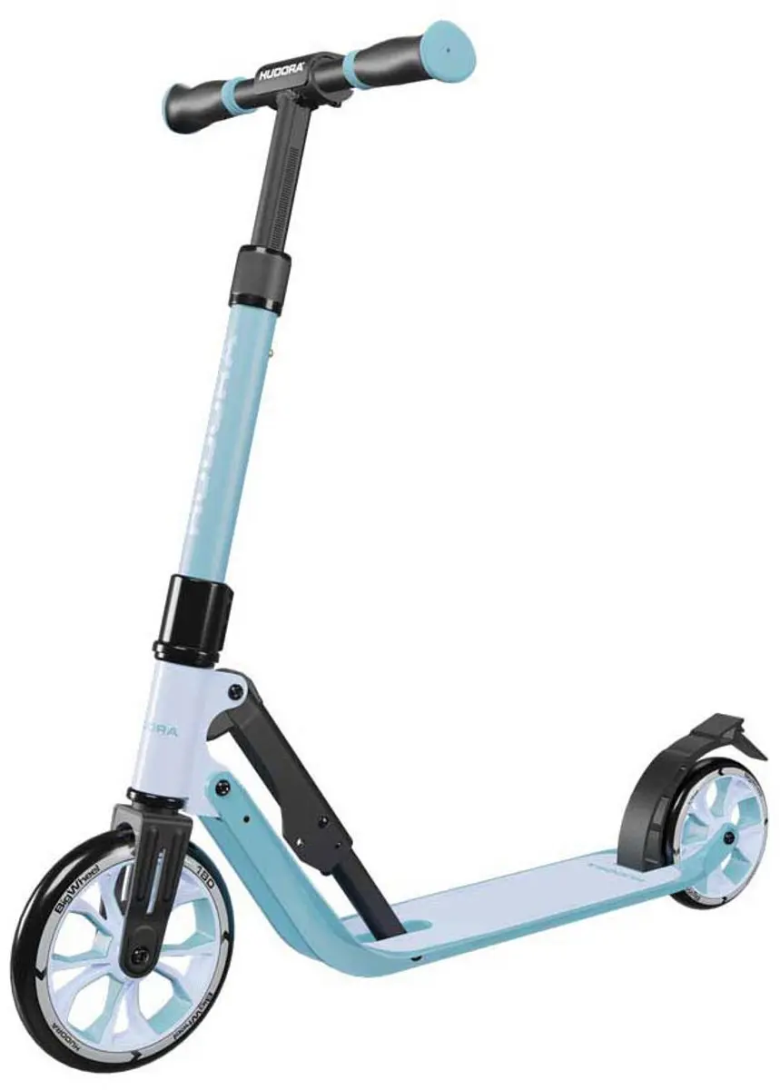 Hudora BigWheel 180 Advanced Junior Scooter - Lucht Blauw