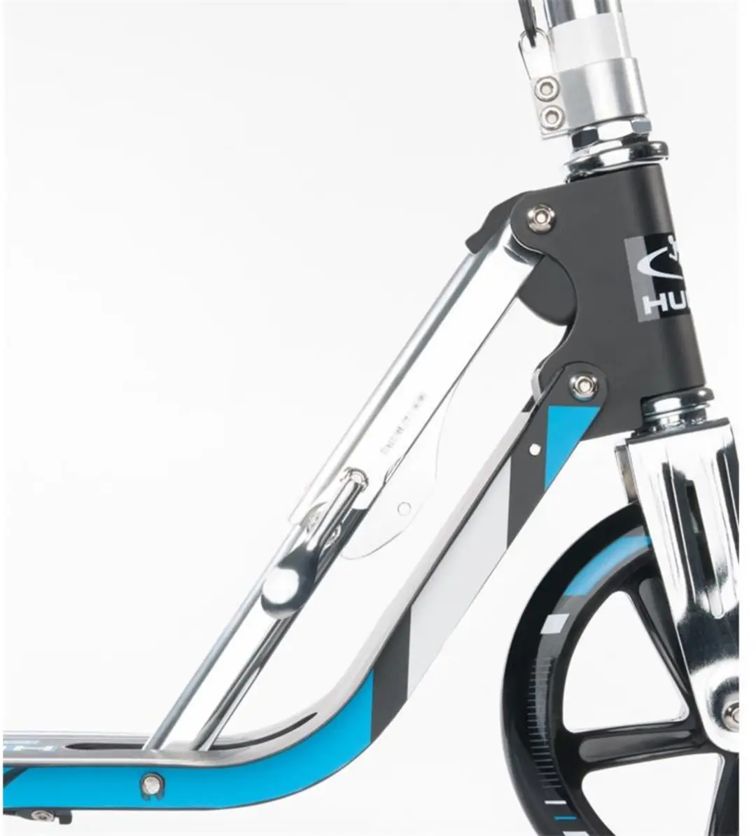 Hudora Scooter Big Wheel Step RX205 - Zwart/Blauw