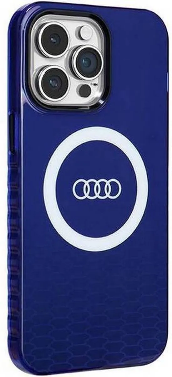Audi IML Big Logo Hoesje - iPhone 14 Pro Max - Blauw - afbeelding 3 van 6