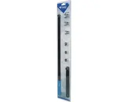 Brilliant Tools V-riem Spanrol Sleutelset 8-delig BT571050 - Blauw/Zilver/Zwart - afbeelding 3 van 6