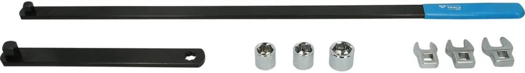 Brilliant Tools V-riem Spanrol Sleutelset 8-delig BT571050 - Blauw/Zilver/Zwart - afbeelding 4 van 6