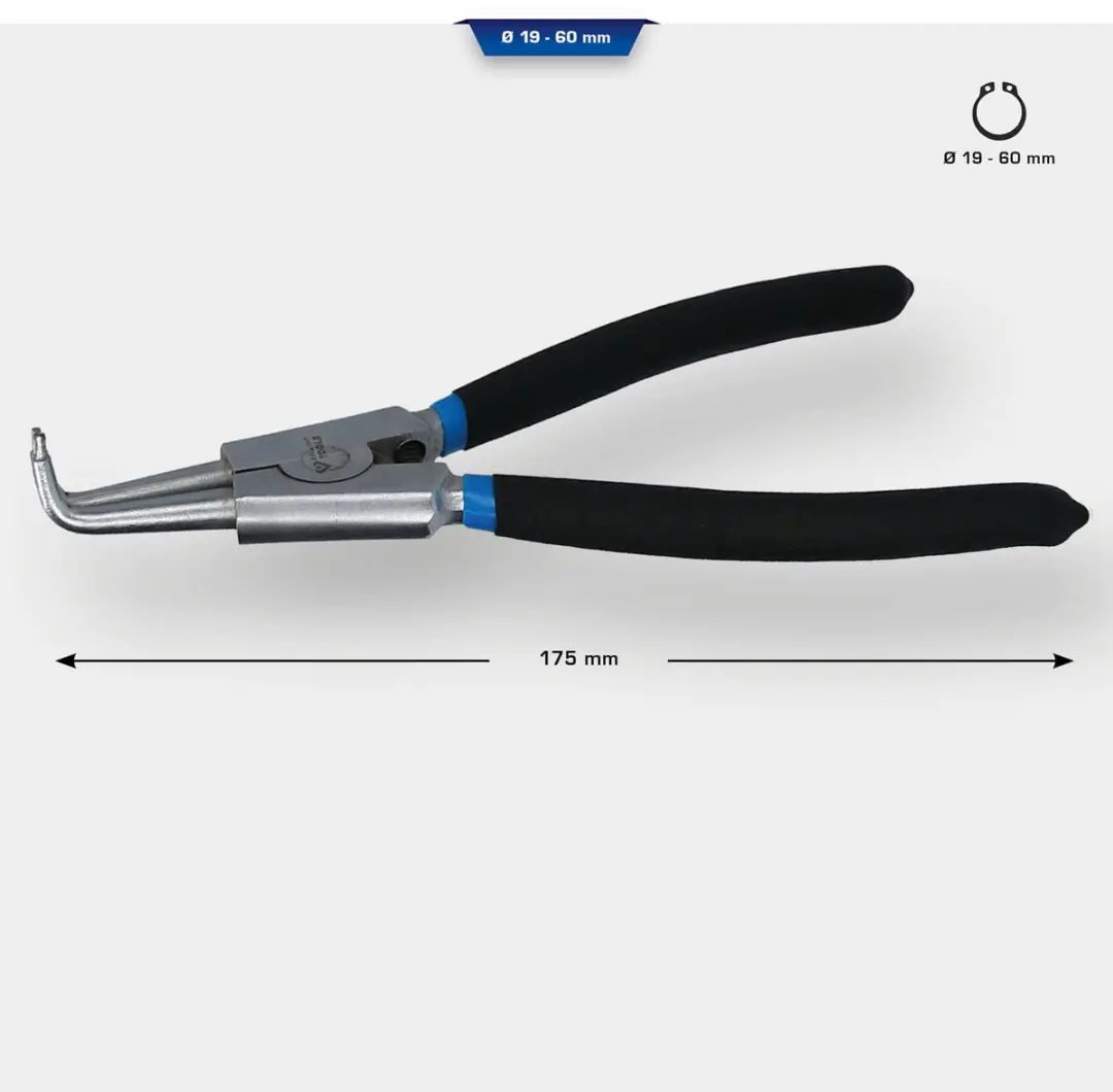 Brilliant Tools BT067002 Seegeringtang - 175mm - Blauw/Zwart/Zilver - afbeelding 2 van 2