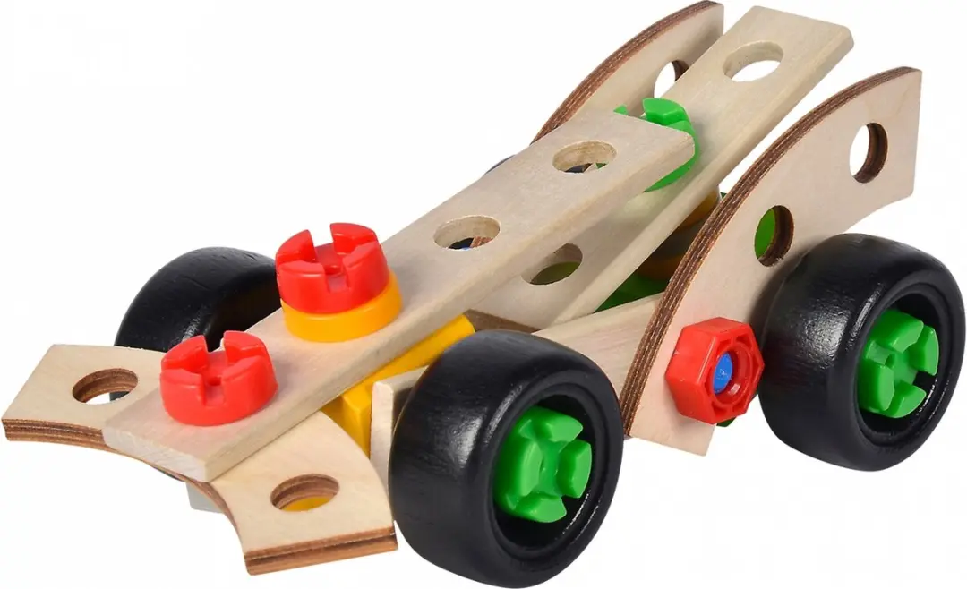 Eichhorn Rennauto Constructieset 35-delig - Vanaf 3 jaar - afbeelding 5 van 6