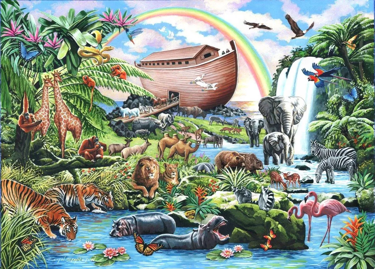 House Of Puzzles Noah's Ark - 500 Stuks Puzzle - Multicolor