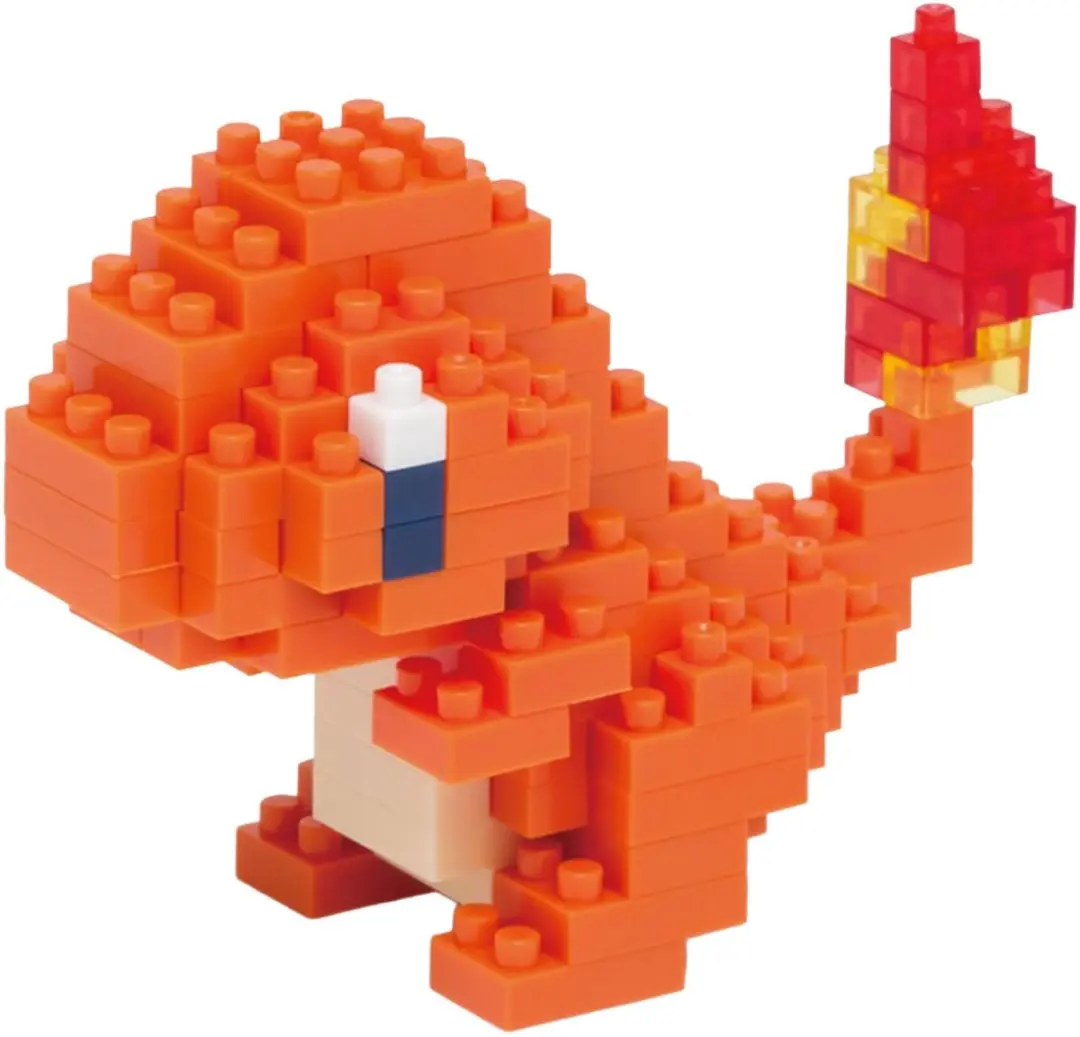 Bandai Nanoblock Charmander Pokémon Bouwset - 120 Stukken