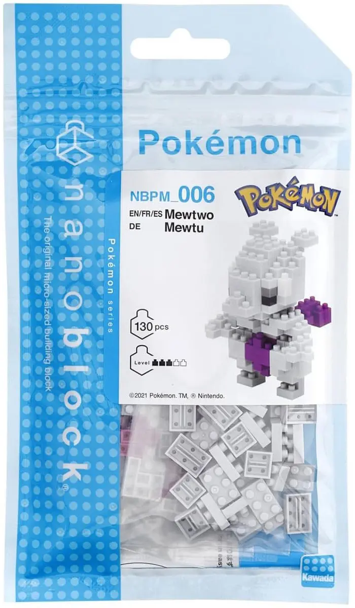Bandai Nanoblock Mewtwo Pokémon Bouwset