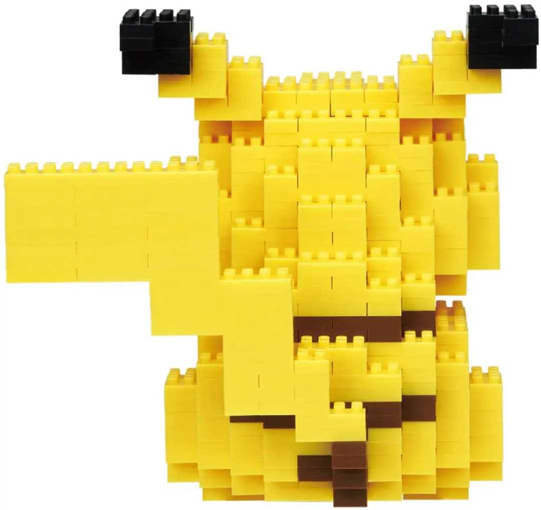 Bandai Nanoblock Pikachu Deluxe Pokémon Bouwset - 2 Stukken