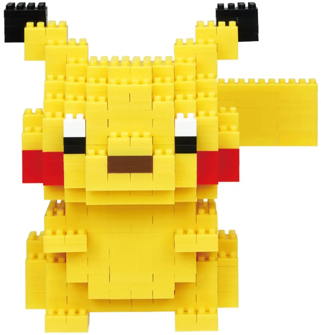 Bandai Nanoblock Pikachu Deluxe Pokémon Bouwset - 2 Stukken