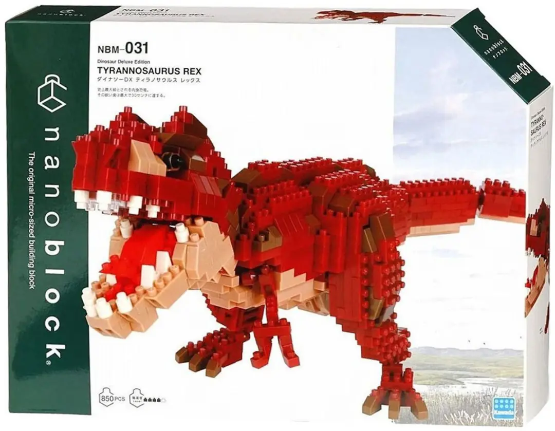 Bandai Nanoblock NBC031 Tyrannosaurus Rex Bouwset