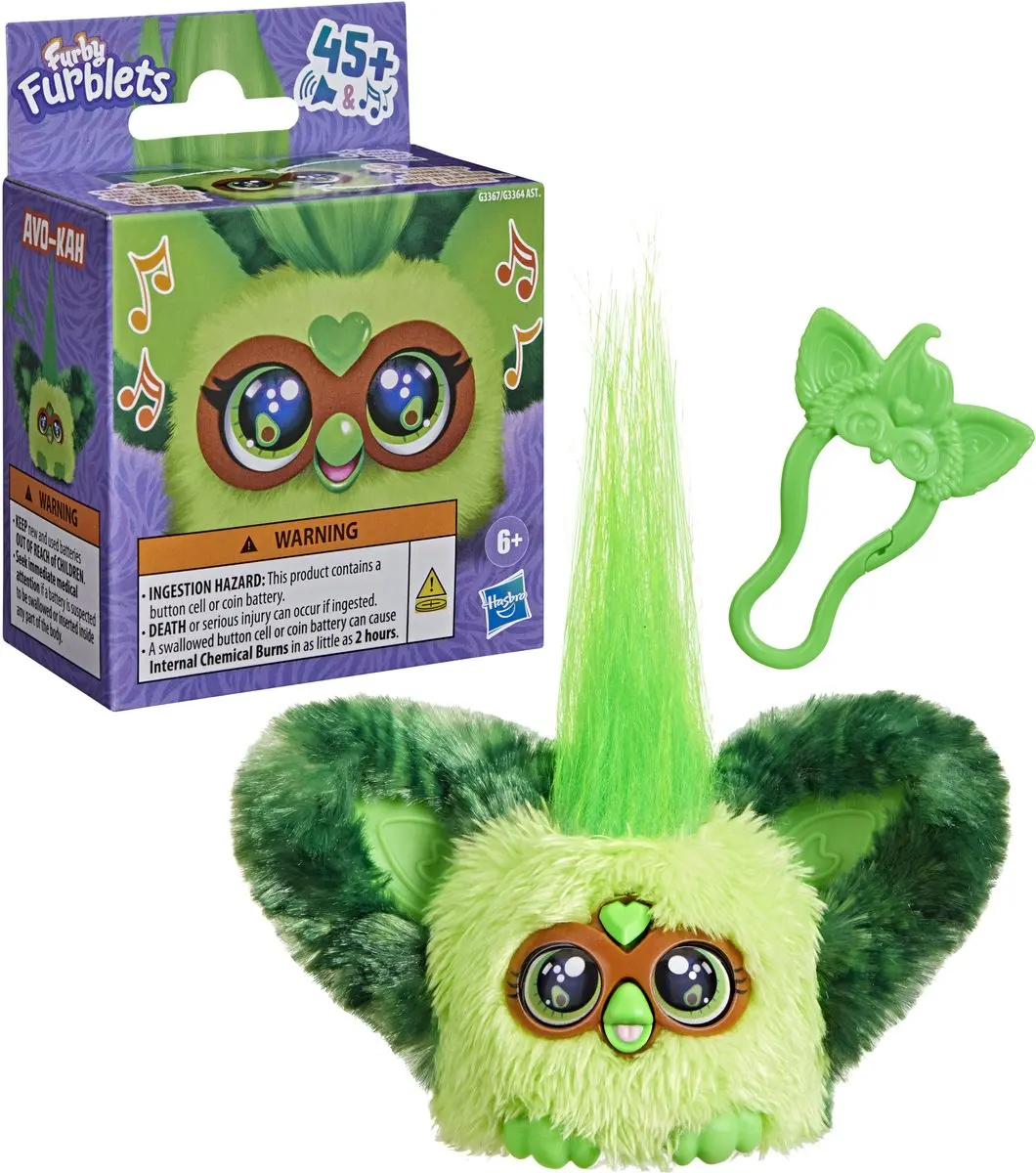 Hasbro Furby Furblets Avo-Kah Interactieve Knuffel - 3 Stuks - afbeelding 6 van 6
