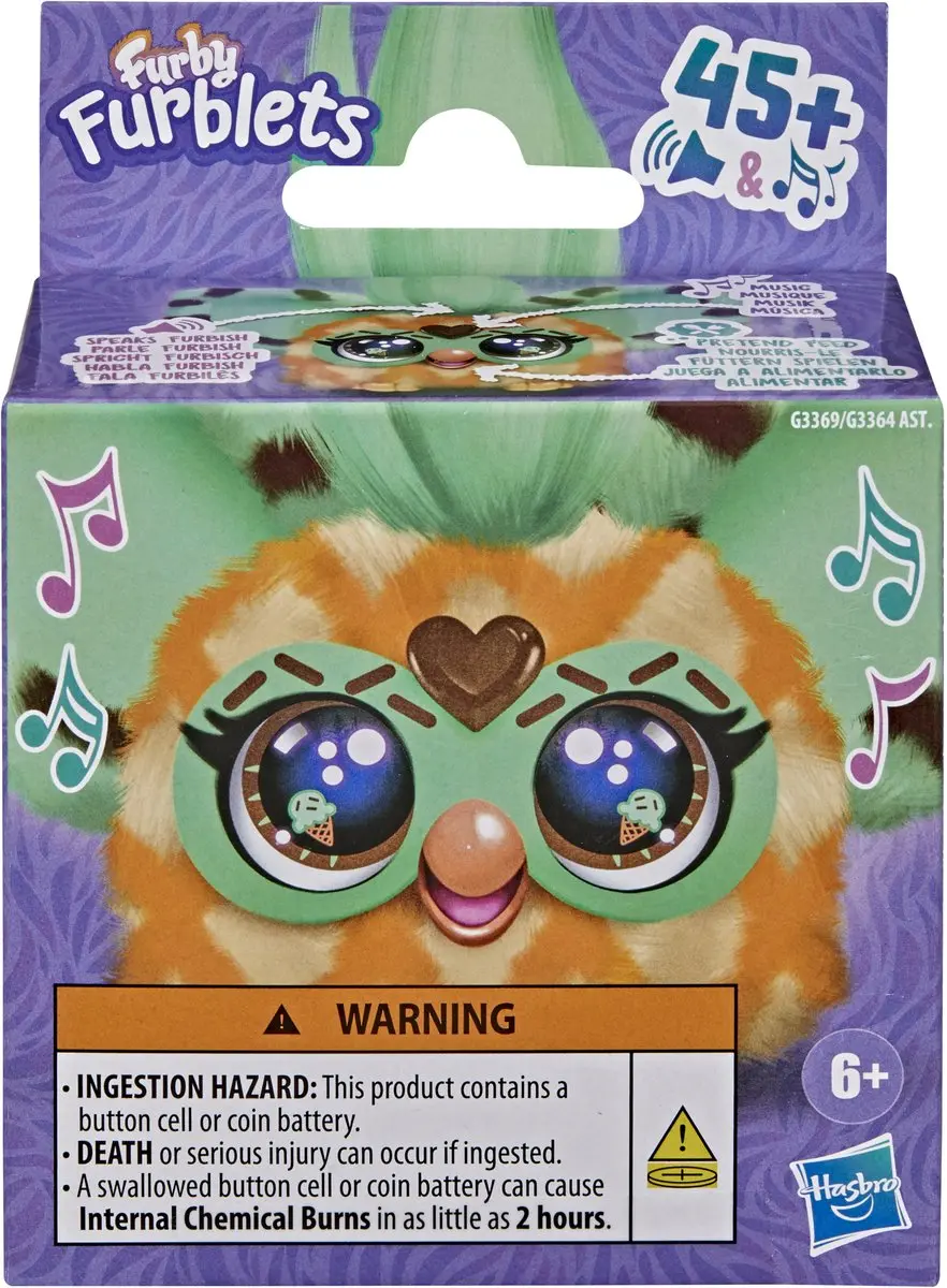 Hasbro Furby Furblets Min-Tee Interactieve Knuffel - 3 Stuks - Multicolor