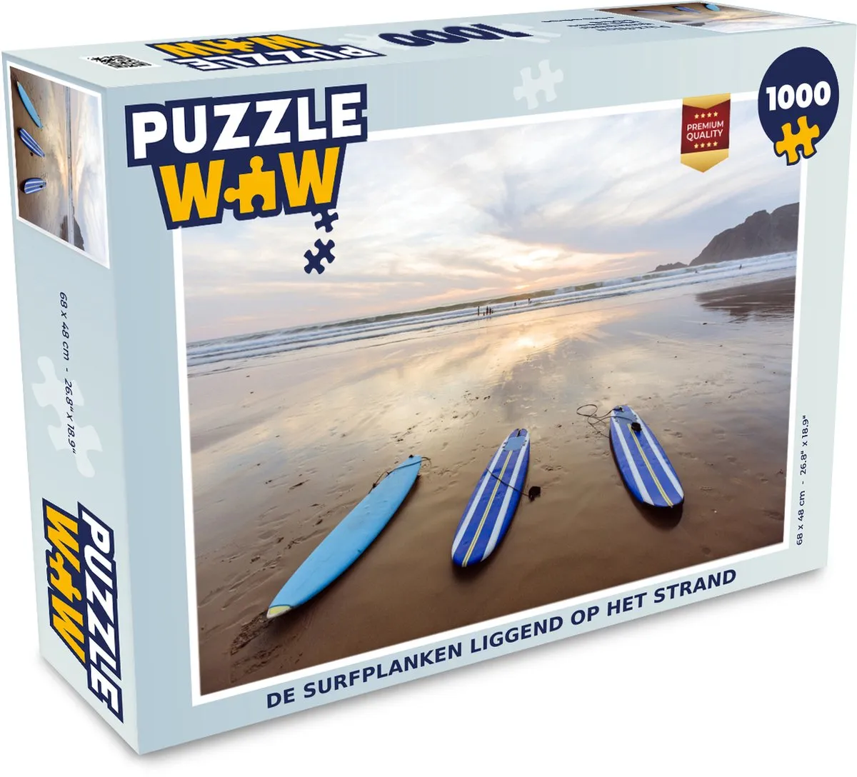 PuzzleWow Legpuzzel 1000 Stuks - Multicolor