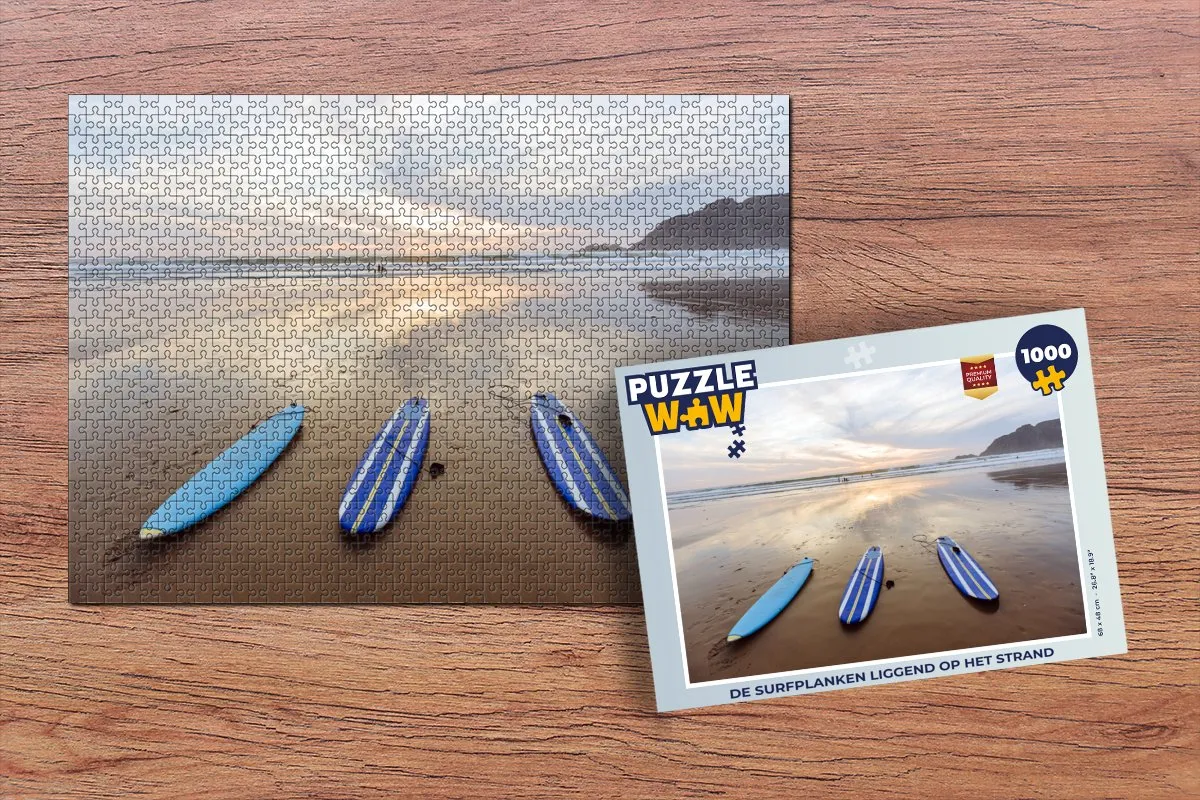 PuzzleWow Legpuzzel 1000 Stuks - Multicolor
