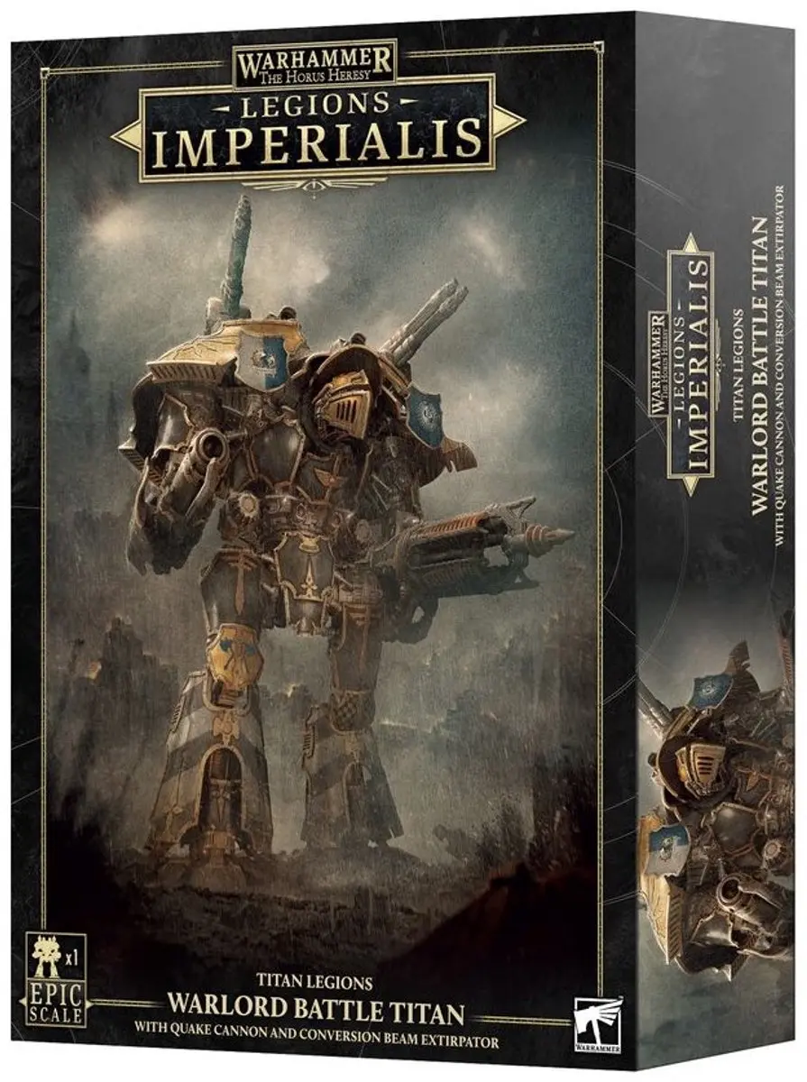Warlord Titan with Quake Cannon and Conversion Beam Extirpator (Warhammer nieuw)