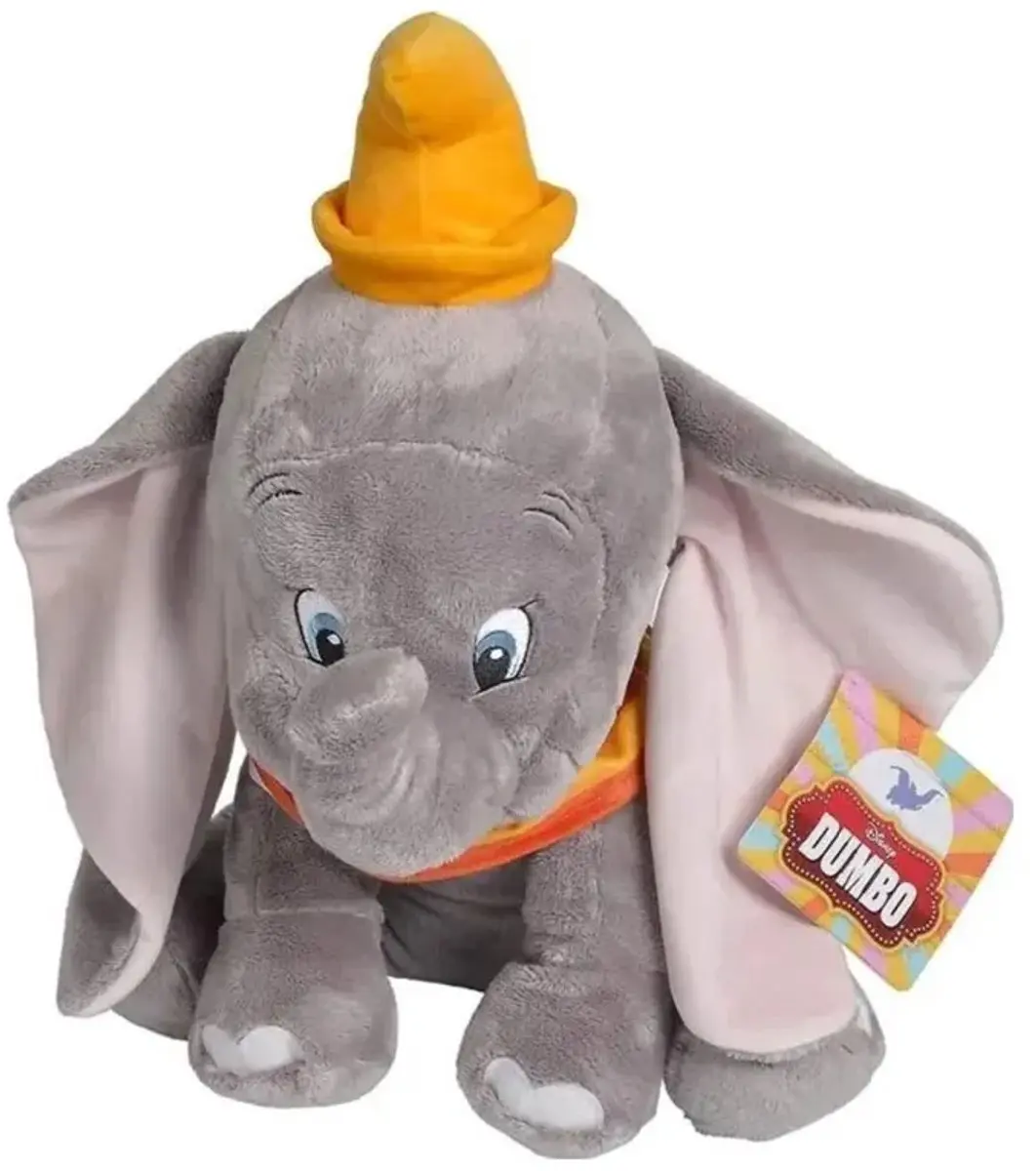 Simba Disney Dumbo Pluche Knuffel 45cm - Grijs - afbeelding 5 van 5