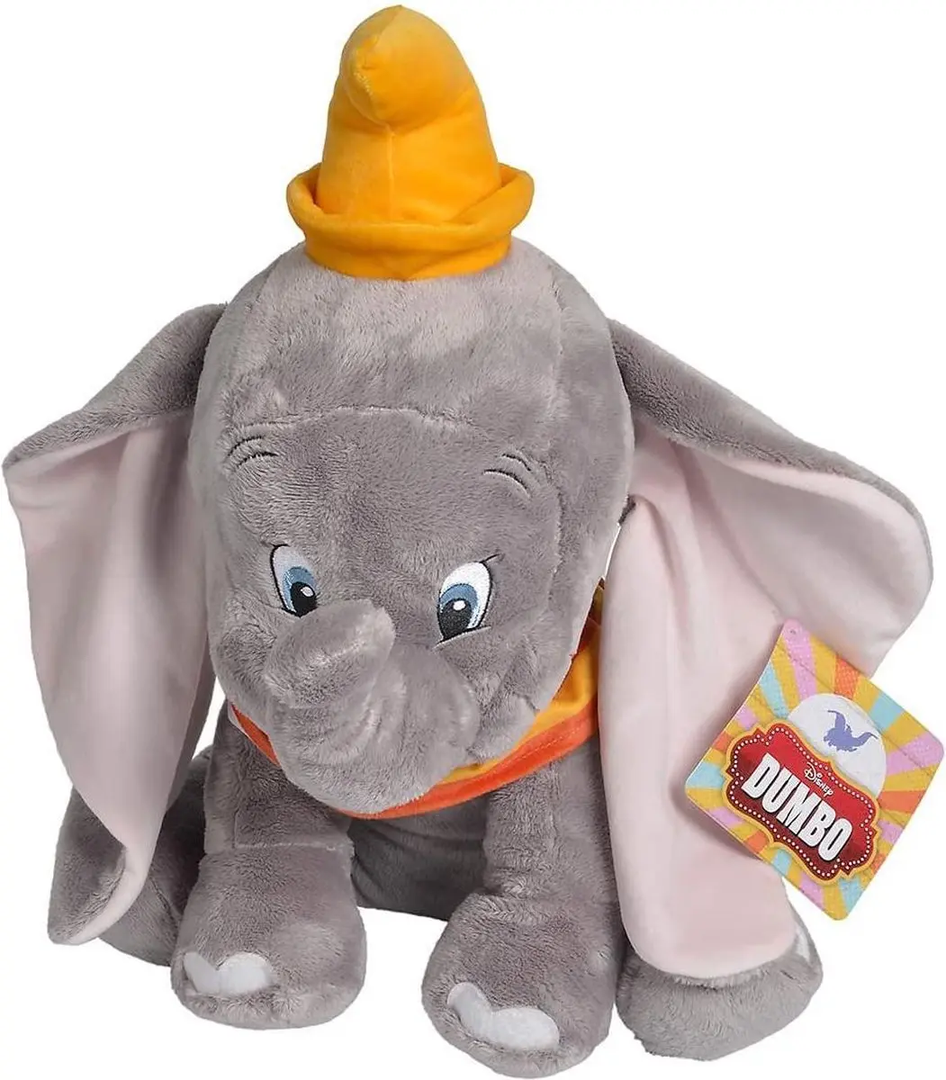 Simba Disney Dumbo Pluche Knuffel 45cm - Grijs - afbeelding 4 van 5