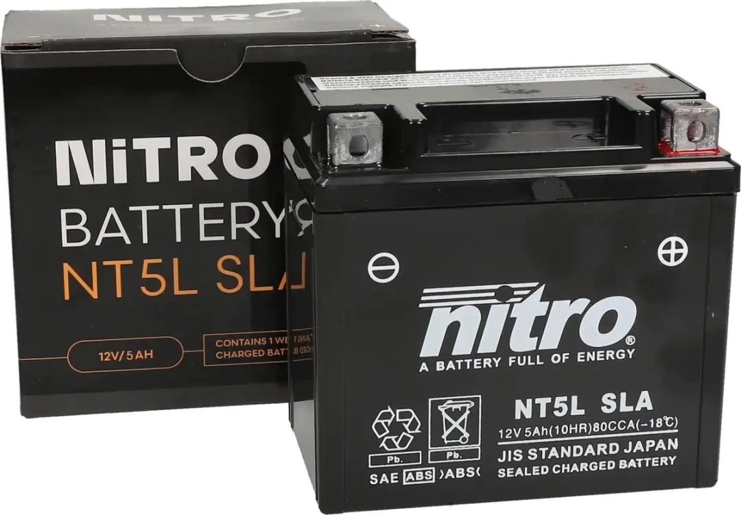 Nitro YTC5L-BS Gel Accu - afbeelding 2 van 5