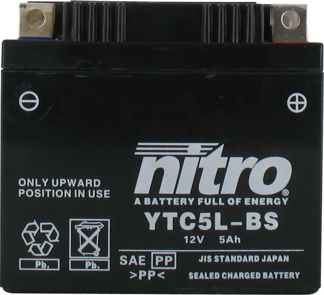 Nitro YTC5L-BS Gel Accu - afbeelding 4 van 5