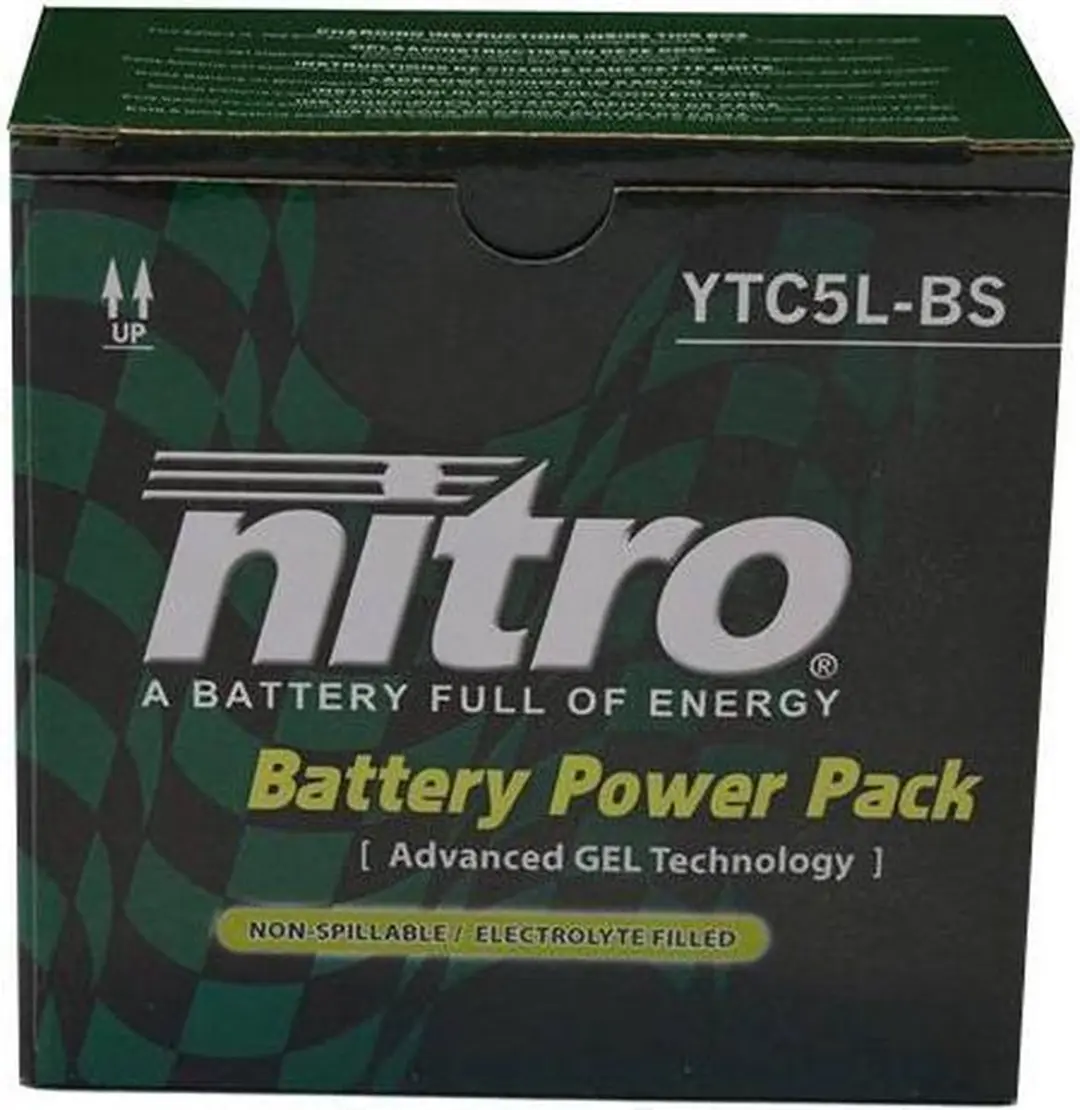 Nitro YTC5L-BS Gel Accu - afbeelding 5 van 5