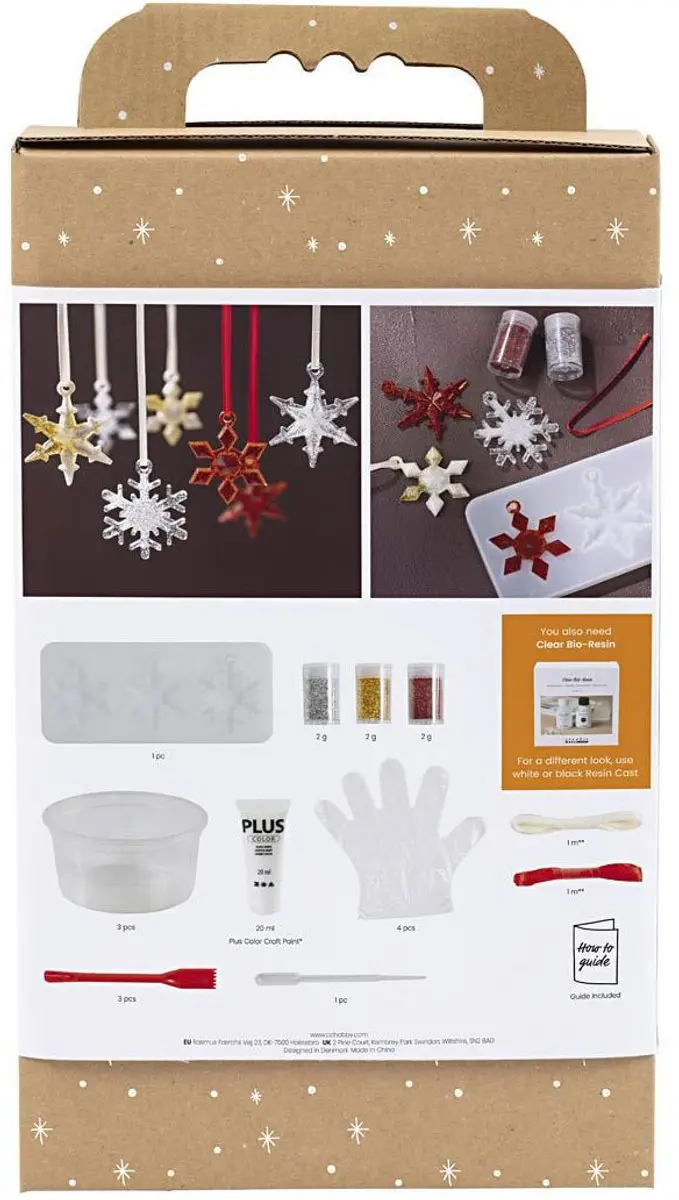 Creativ Company Hobbyset Sneeuwvlok Gieten - Wit