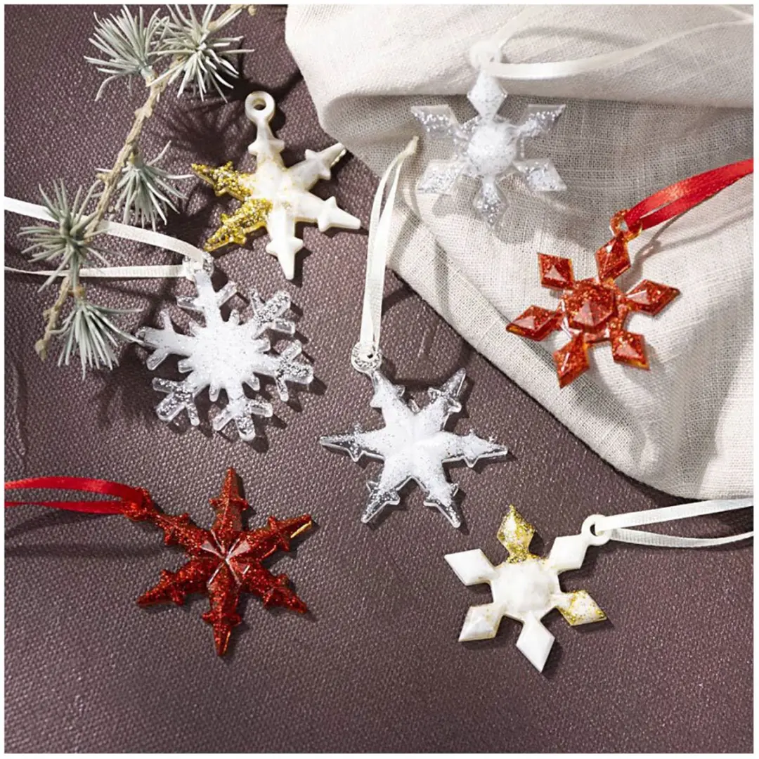 Creativ Company Hobbyset Sneeuwvlok Gieten - Wit