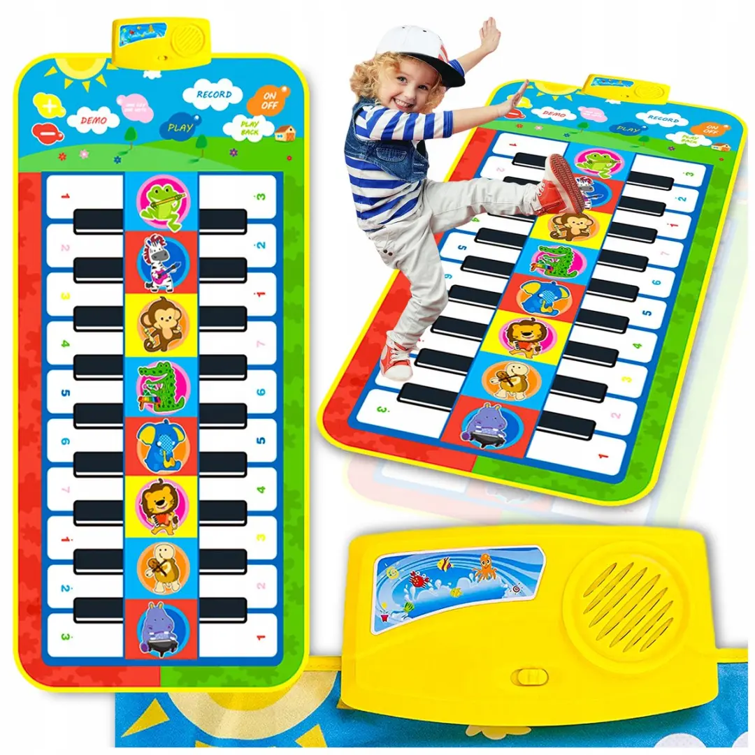 Interactieve Muziek Dansmat Piano met Dierengeluiden