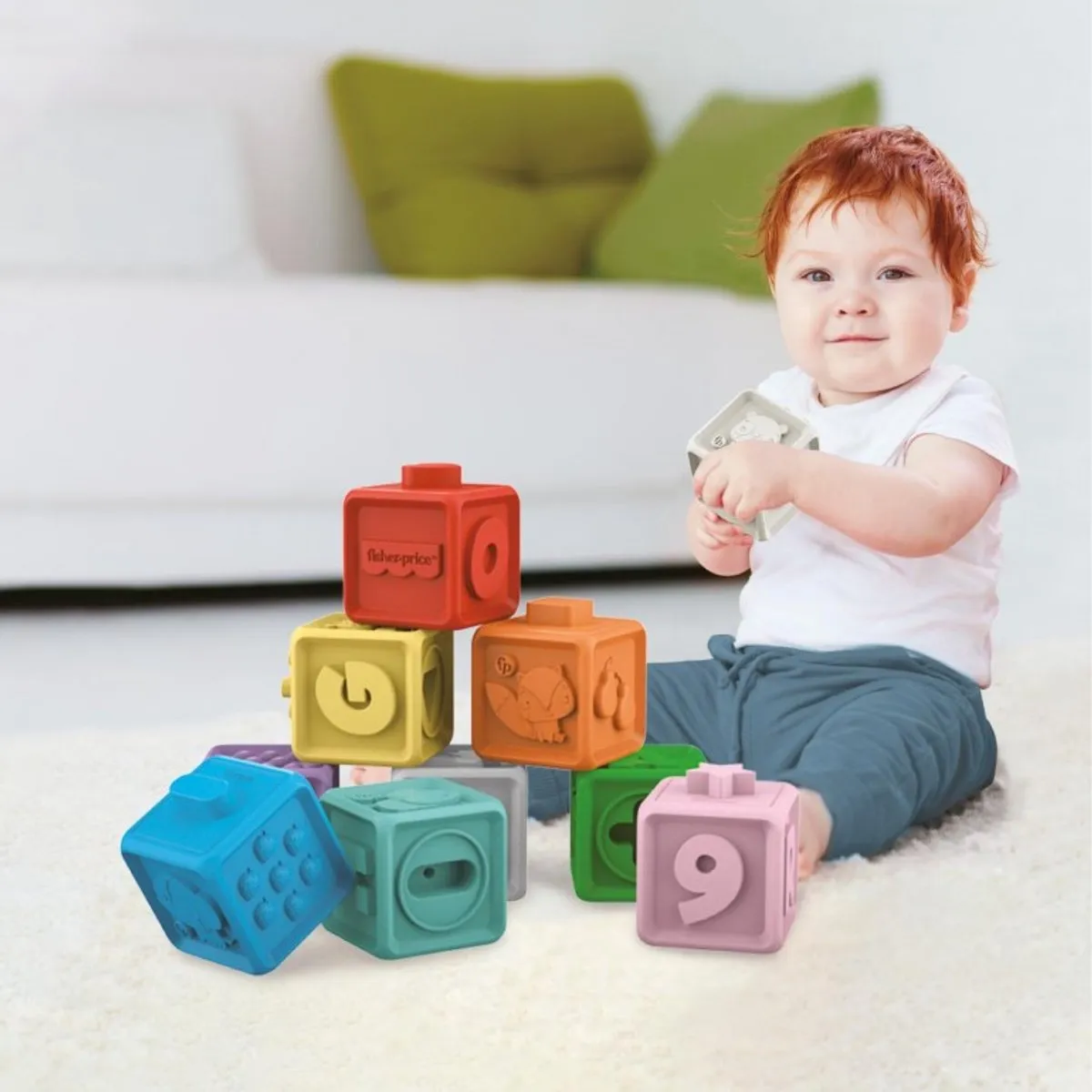 Fisher Price Baby's First Blocks 10 Stuks - Multi