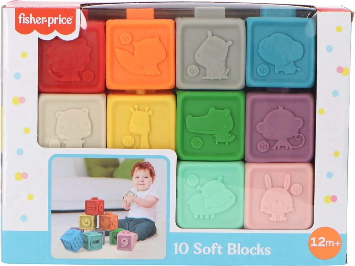 Fisher Price Baby's First Blocks 10 Stuks