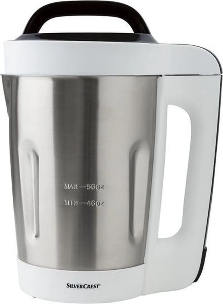 Silvercrest Blender met Kookfunctie 1000W - 1,6L - Zilver-wit