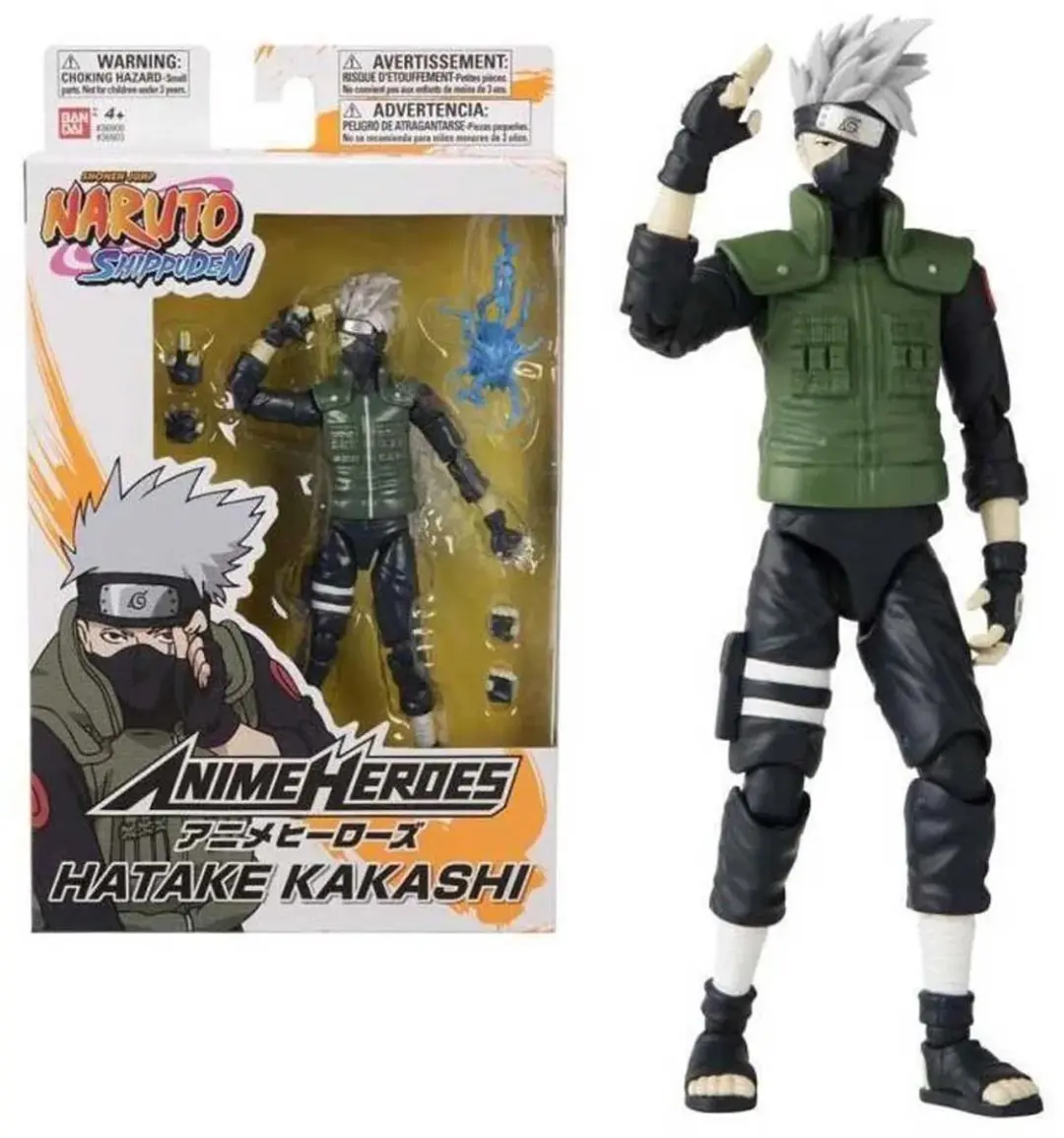 Bandai Naruto Shippuden Kakashi Hatake Action Figure 17cm - 36903
