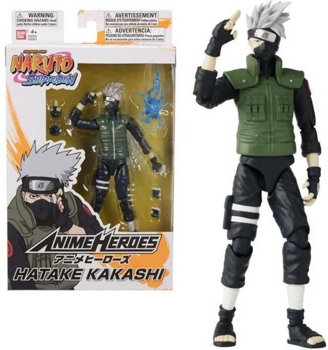 Bandai Naruto Shippuden Kakashi Hatake Action Figure 17cm - 36903