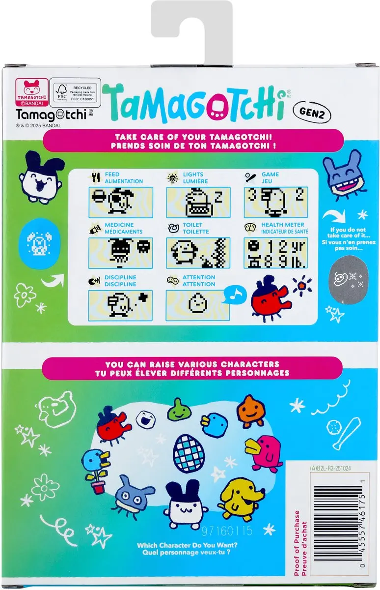 Bandai Tamagotchi Original College Sweat 46175 - Roze & Zilver