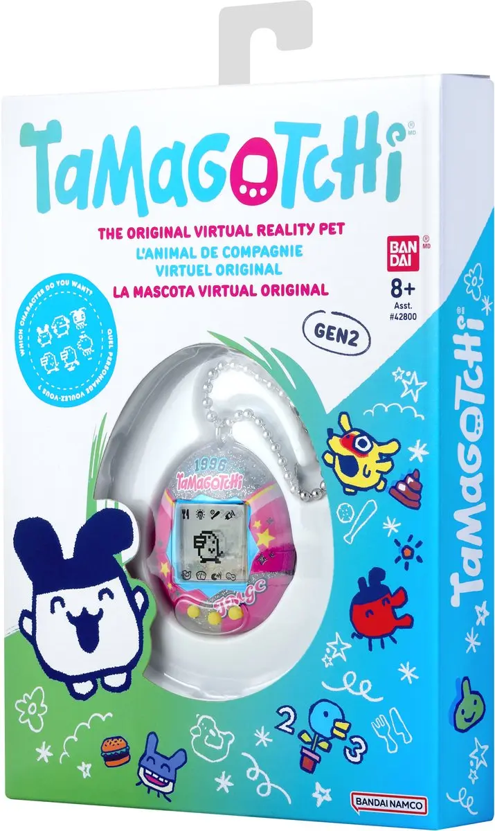 Bandai Tamagotchi Original College Sweat 46175 - Roze & Zilver
