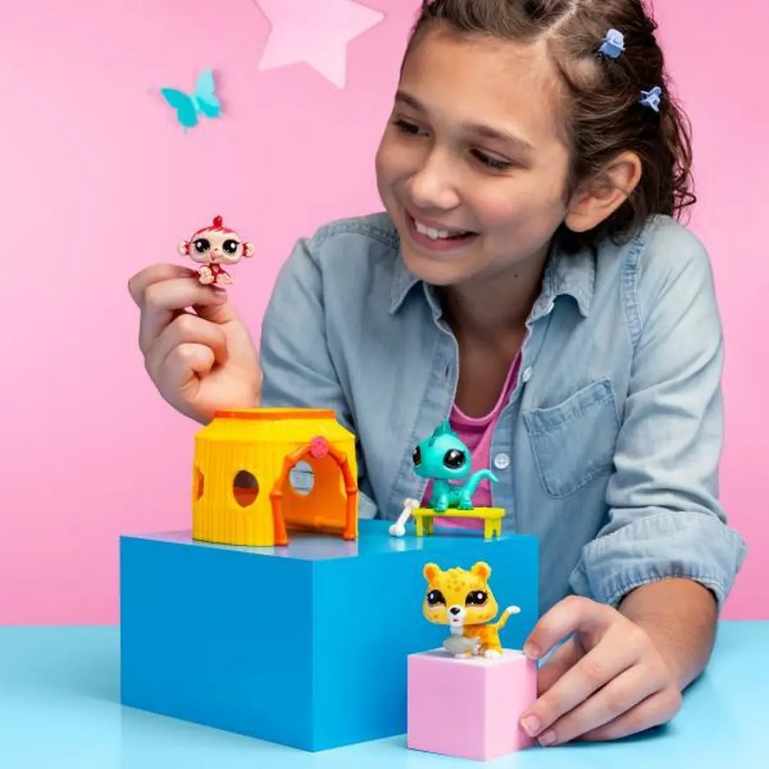 Bandai Littlest Pet Shop Tiki Jungle Pack - 3 Dieren - BF00515