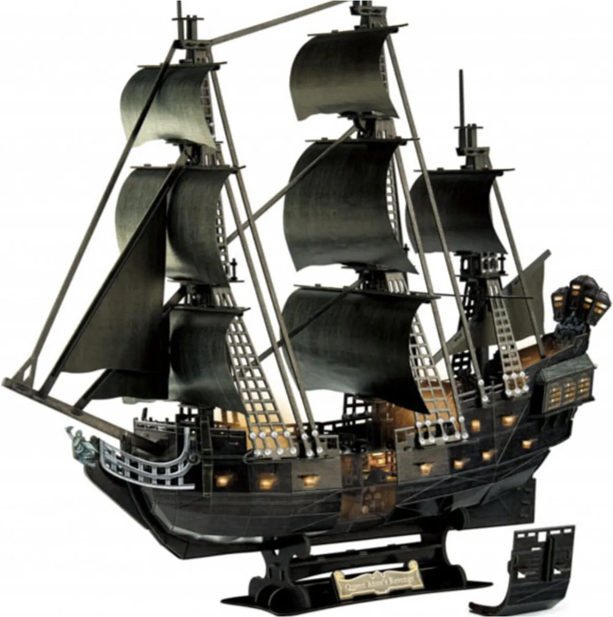 Revell Puzzel - 00155 Black Pearl Ship - LED Edition 3D Puzzel