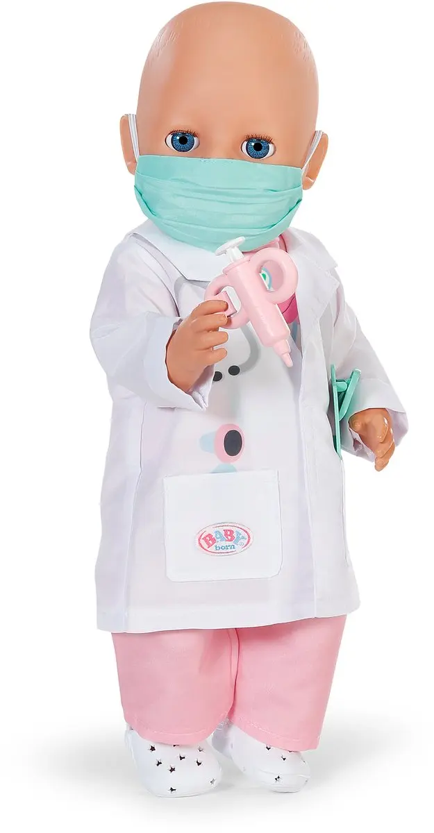 Baby Born Doktersoutfit 43cm - Meerkleurig - afbeelding 2 van 6