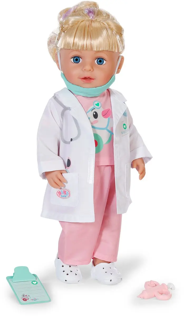 Baby Born Doktersoutfit 43cm - Meerkleurig - afbeelding 5 van 6