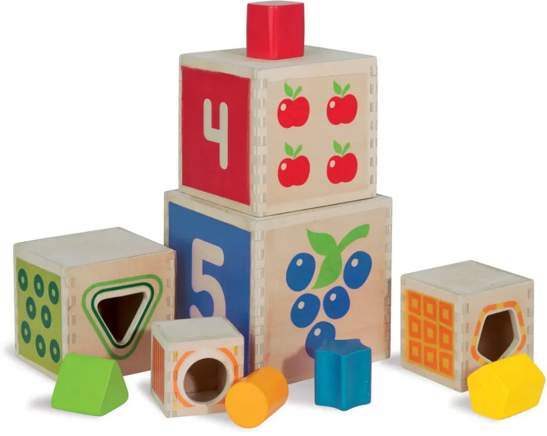 Eichhorn Color Stacking Tower 10-delig - Multicolor - afbeelding 6 van 6