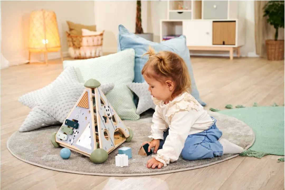 Eichhorn Houten Activiteitencentrum Piramide - Meerkleurig - afbeelding 3 van 4