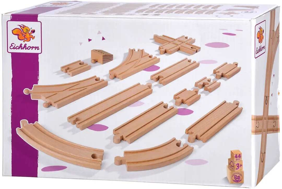 Eichhorn Houten Trein Rails 100006405 - afbeelding 4 van 6