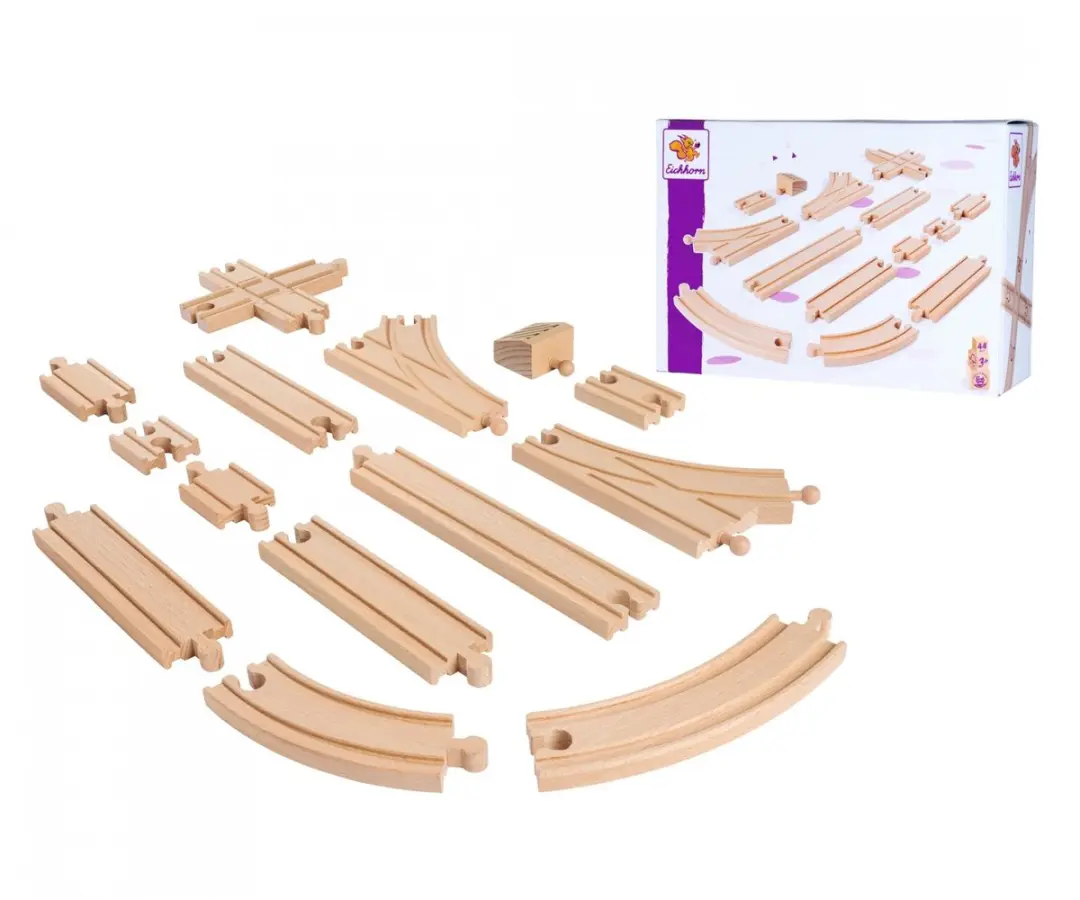 Eichhorn Houten Trein Rails 100006405 - afbeelding 2 van 6