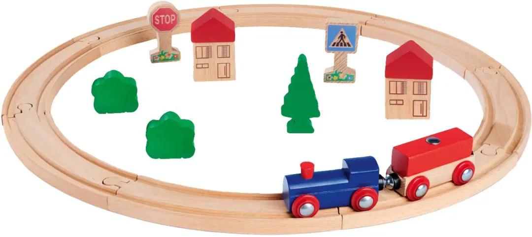 Eichhorn Houten Trein Ovaal 100006200 - afbeelding 5 van 6